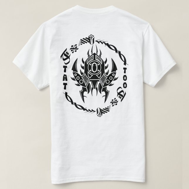 Tätowierung Tribal T-Shirt (Design Rückseite)