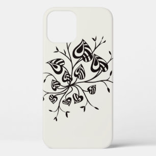 Tätowierungs-Art-abstraktes Blumen mit spitzem Case-Mate iPhone Hülle