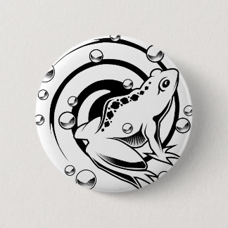 Tätowierungs-Frosch Button