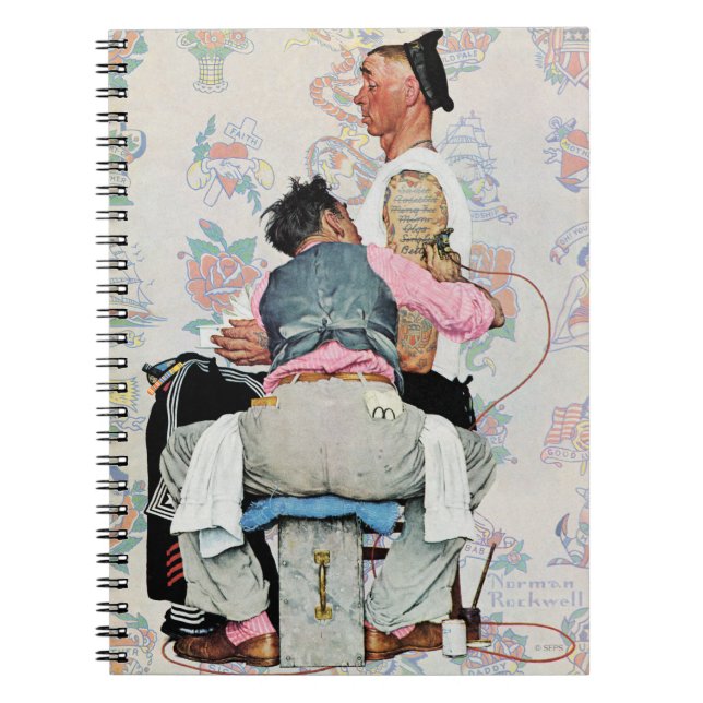 Tätowierungs-Künstler Notizblock (Vorderseite)