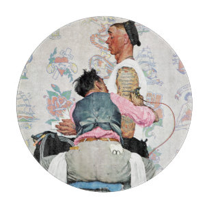 Tätowierungs-Künstler Schneidebrett