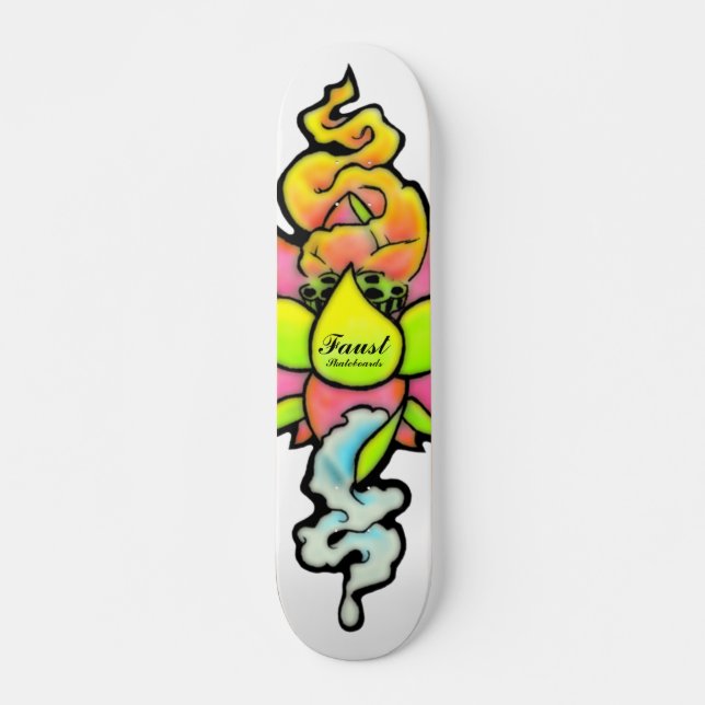 TÄTOWIERUNGS-LOTOS-BLUME HIPTSTER FAT-VATI-NEUE SKATEBOARD (Vorne)