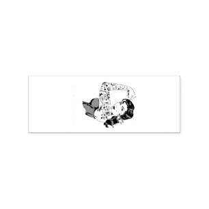 Tätowierungs-Mädchen-Arm herauf Thunder_Cove Gummistempel