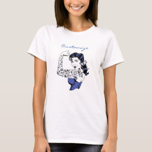 Tätowierungs-Mädchen-Arm herauf Thunder_Cove T-Shirt