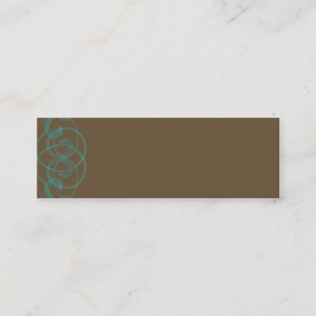 Tätowierungs-Visitenkarte Mini Visitenkarte (Vorderseite)