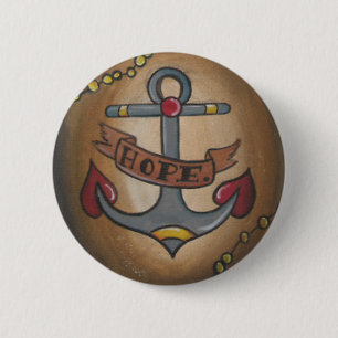 Tätowierungsanker Button