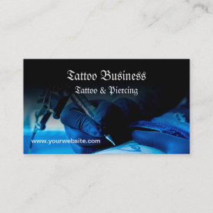 Tätowierungskünstler-Salon Visitenkarte