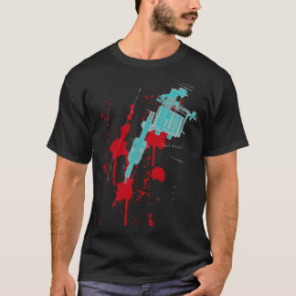 Tätowierungsmaschinen-Spritzer T-Shirt