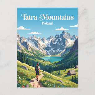 Tatra-Gebirge Polen Postkarte