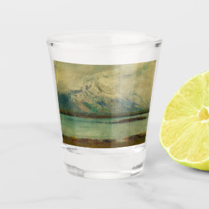 Tatra-Gebirgslandschaft von Ladislav Mednyanszky Schnapsglas