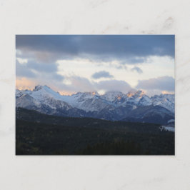 Tatra im Wolkenposter Postkarte