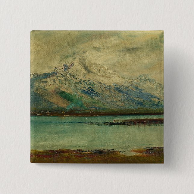 Tatra Mountain Landscape by Ladislav Mednyanszky Button (Vorderseite)