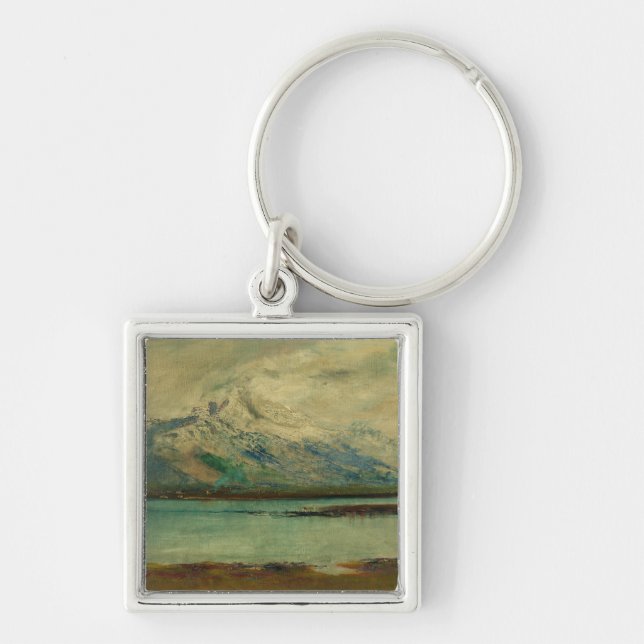 Tatra Mountain Landscape by Ladislav Mednyanszky Schlüsselanhänger (Vorne)