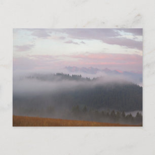 Tatra und Nebel Postkarte