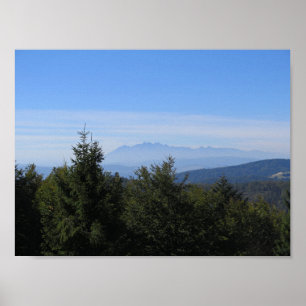 Tatras Ansicht von Jaworzyna Krynicka Beskids Poster