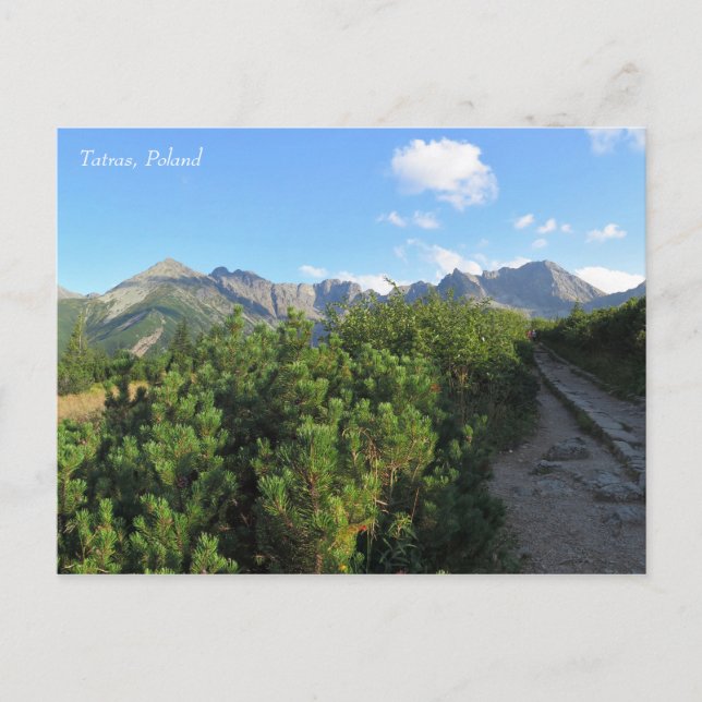 Tatras Postkarte (Vorderseite)