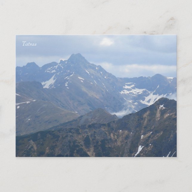 Tatras Postkarte (Vorderseite)