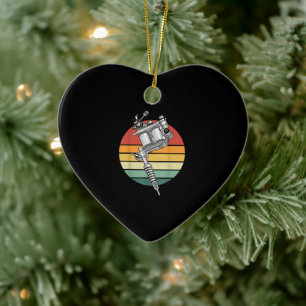 Tats Inkted Tattoo Artist Geschenk Tattooer Retr Keramik Ornament