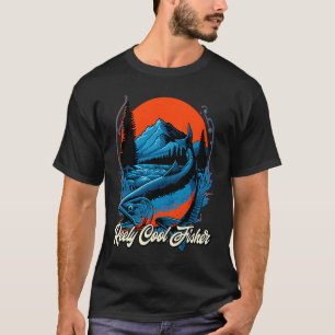 Tatsächlich cooler Fischer Lebensstil Chill Gewohn T-Shirt