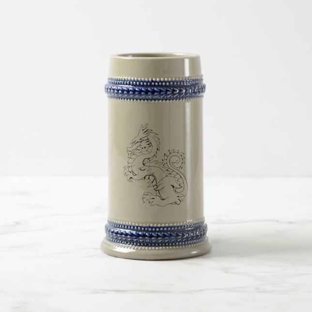 Tatsu Asian Dragon sind Mythische Wesen der Fantas Bierglas (Mittel)