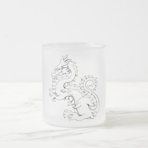 Tatsu Asian Dragon sind Mythische Wesen der Fantas Mattglastasse