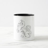 Tatsu Asian Dragon sind Mythische Wesen der Fantas