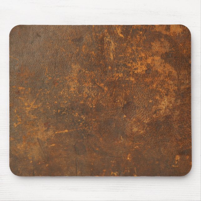 tattered rustikales Leder Mousepad (Vorne)