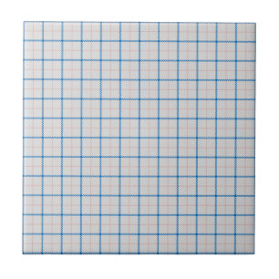 Tattersall Tartan Kariertes Muster Pink Blau Fliese