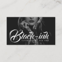 Tattoo arti script typography black kraft