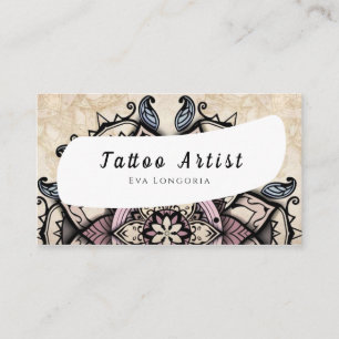 Tattoo Artist Business Card Visitenkarte