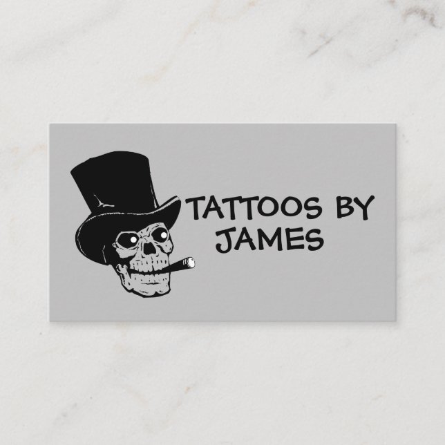TATTOO ARTIST BUSINESS CARDS  VISITENKARTE (Vorderseite)