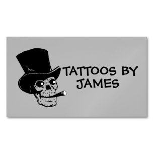 TATTOO ARTIST BUSINESS CARNET MAGNETISCHE VISITENKARTE