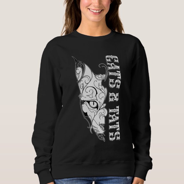 Tattoo Artist Cat 2 Sweatshirt (Vorderseite)