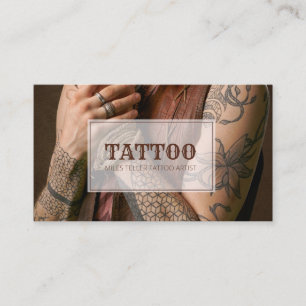 Tattoo Artist Visitenkarte
