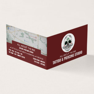 Tattoo & Body Piercing Studio, Ernennung Visitenkarten