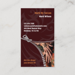 Tattoo Business Card Visitenkarte