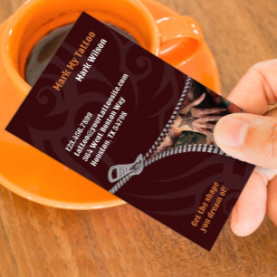 Tattoo Business Card Visitenkarte
