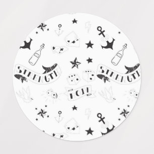 Tattoo-Flash-Hope-Aufkleber Etiketten