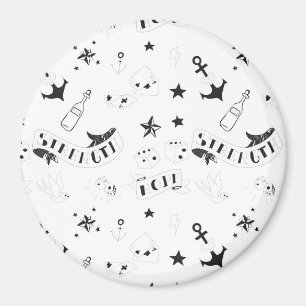 Tattoo-Flash-Hope-Aufkleber Magnet