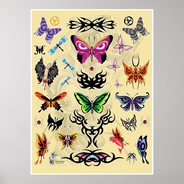 Tattoo Geezer-01 Poster (Vorne)