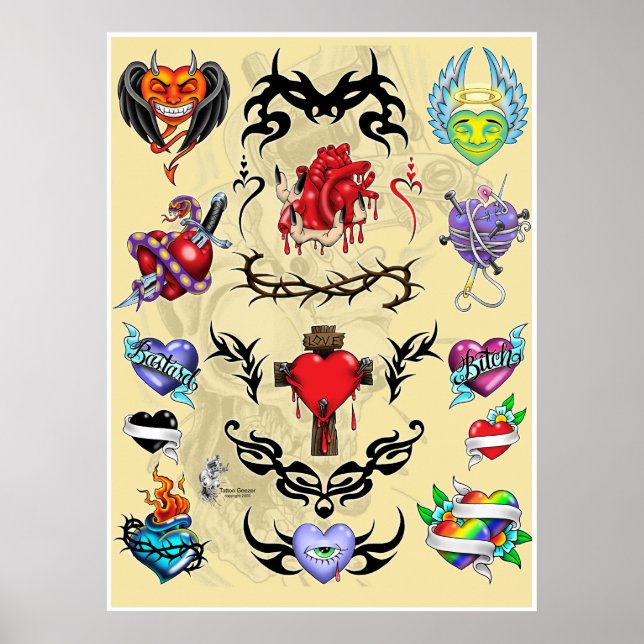 Tattoo Geezer-02 Poster (Vorne)