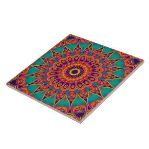 Tattoo Kaleidoscope Fraktal Fliese