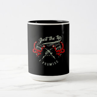 Tattoo-Künstler nur das Tipp-Geschenk für Tattoo L Zweifarbige Tasse
