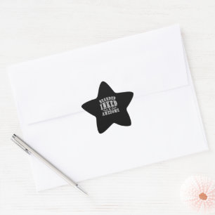 Tattoo Künstler Tattooist Geschenk-Idee Tattoo Stern-Aufkleber