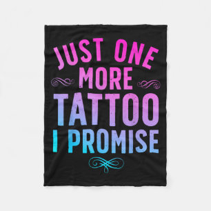 Tattoo-Liebhaber-Kunst für Männer Frauen Tattoo-Kü Fleecedecke