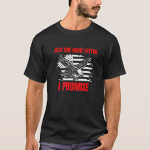 Tattoo nur noch eine getünchte amerikanische Fahne T-Shirt