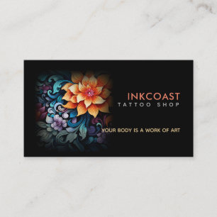 Tattoo Shop Slogans Carte de visite