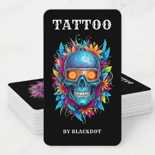 Tattoo-Shop & Tätowierer Professioneller Tattoo-St Visitenkarte