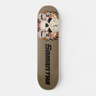 Tattoo Skull Eight Ball Comp Skateboard