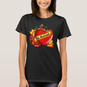 Tattoo-Stil, fragte er T-Shirt